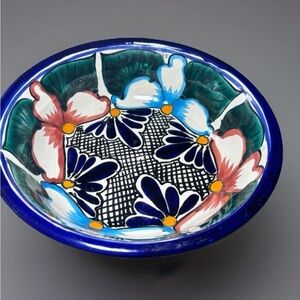 Vibrant Talavera Multicolor Ceramic Bowl